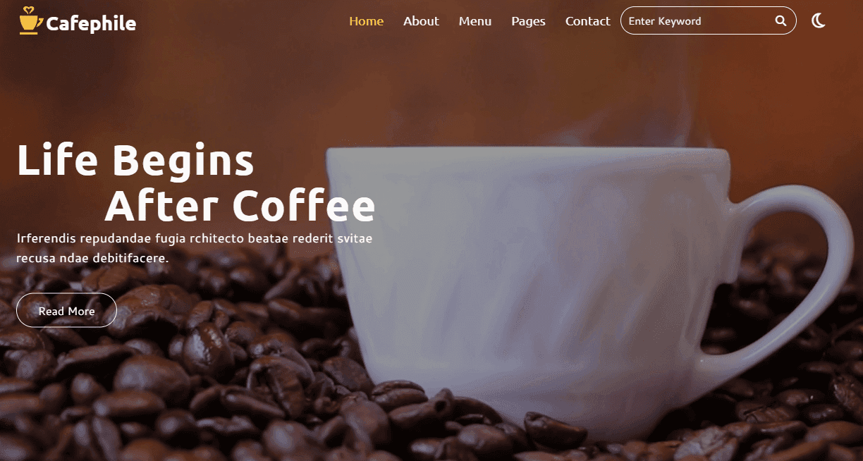 Cafephile Website